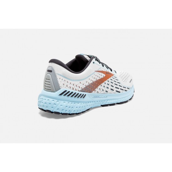 Brooks Adrenaline GTS 21 White/Alloy/Light Blue CA2809-364 Women