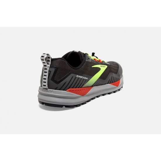 Brooks Cascadia 15 Black/Raven/Cherry Tomato CA6107-982 Men