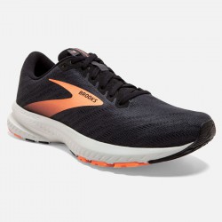 Brooks Launch 7 Ebony/Black/Cantaloupe CA2843-967 Women