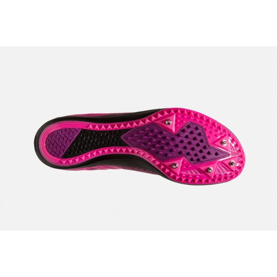 Brooks Mach 19 Track Spikes Black/Hollyhock/Pink CA0736-142 Women