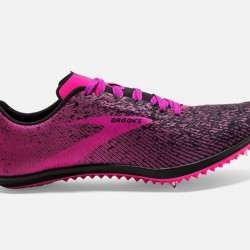 Brooks Mach 19 Track Spikes Black/Hollyhock/Pink CA0736-142 Women