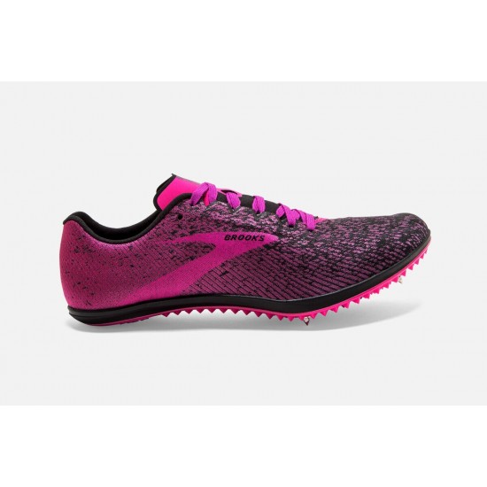 Brooks Mach 19 Track Spikes Black/Hollyhock/Pink CA0736-142 Women