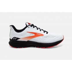 Brooks Launch 8 White/Black/Red Clay CA5269-143 Men