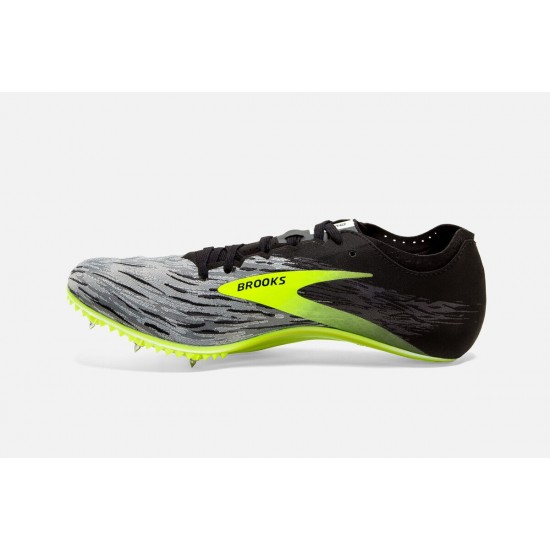 Brooks QW-K v4 Track Spikes Black/Grey/Nightlife CA1649-802 Men