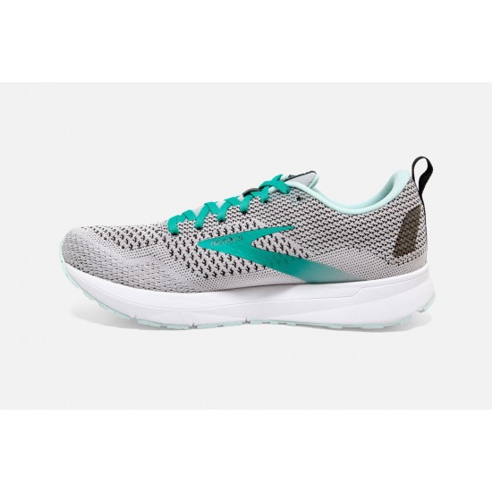 Brooks Revel 4 Grey/Fair Aqua/Black CA0924-635 Women