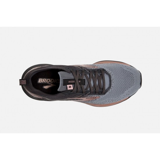 Brooks Ricochet 3 Grey/Black/Rose Gold CA2738-546 Women