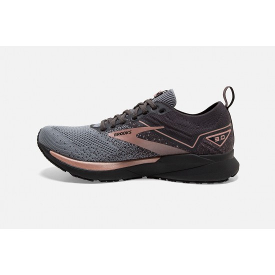 Brooks Ricochet 3 Grey/Black/Rose Gold CA2738-546 Women