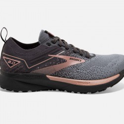 Brooks Ricochet 3 Grey/Black/Rose Gold CA2738-546 Women