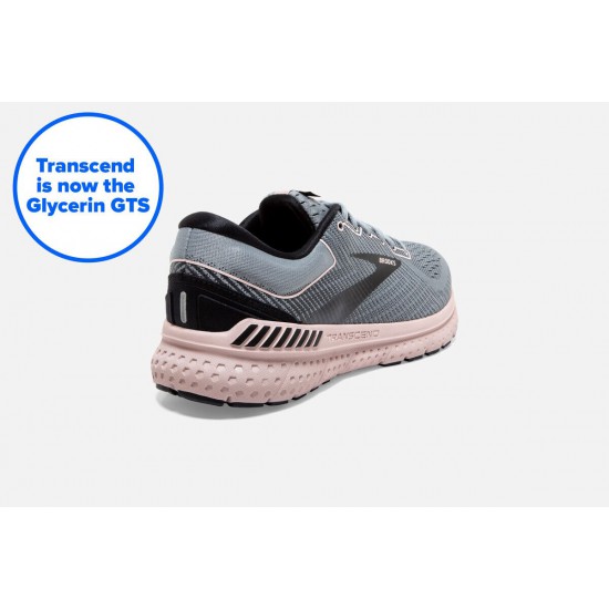 Brooks Transcend 7 Grey/Black/Hushed Violet CA6082-574 Women