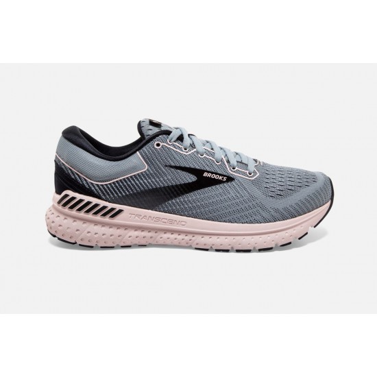 Brooks Transcend 7 Grey/Black/Hushed Violet CA6082-574 Women