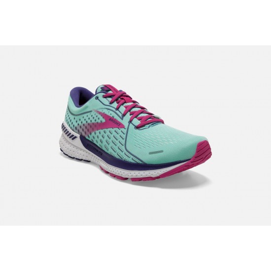 Brooks Adrenaline GTS 21 Yucca/Navy Blue/Fuchsia CA2913-456 Women