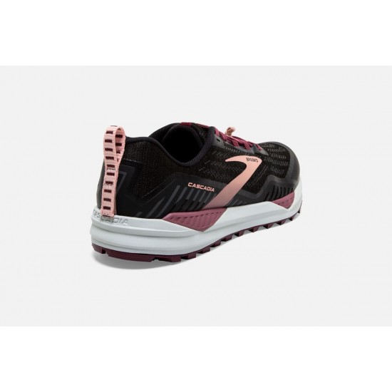 Brooks Cascadia 15 Black/Ebony/Coral Cloud CA0618-329 Women