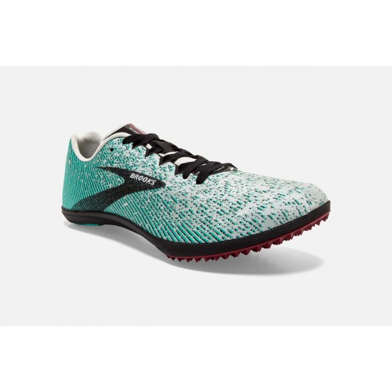 Brooks Mach 19 Spikeless Track Spikes Grey/Black/Atlantis CA1096-852 Women