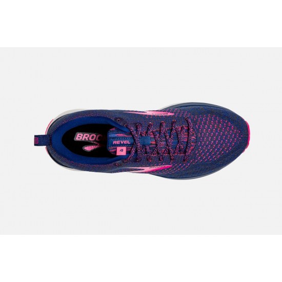 Brooks Revel 4 Blue/Ebony/Pink CA0568-791 Women