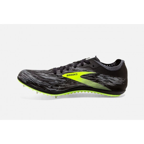 Brooks ELMN8 v5 Track Spikes Black/Grey/Nightlife CA8973-021 Men