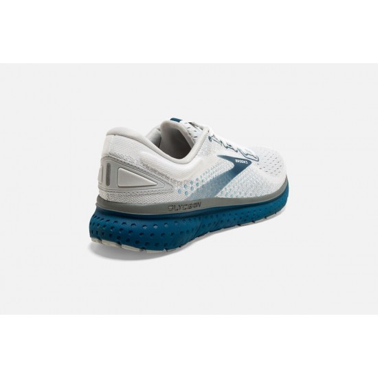 Brooks Glycerin 18 White/Grey/Poseidon CA8904-527 Men