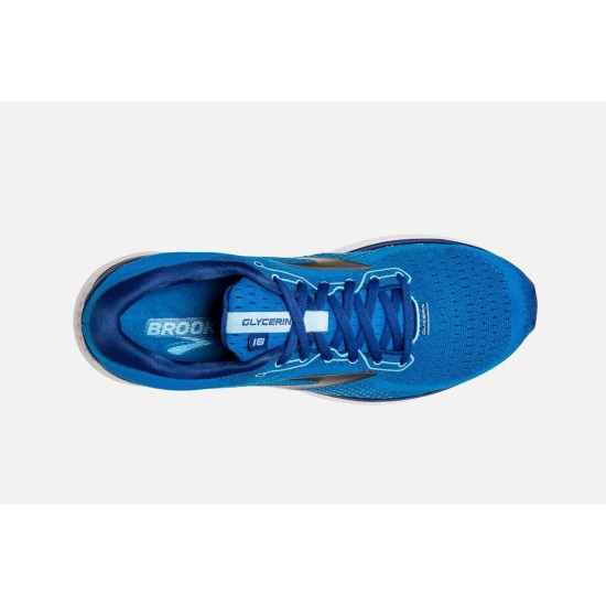 Brooks Glycerin 18 Blue/Mazarine/Gold CA9327-851 Men Brooks Glycerin 18 Blue/Mazarine/Gold CA9327-851 Men