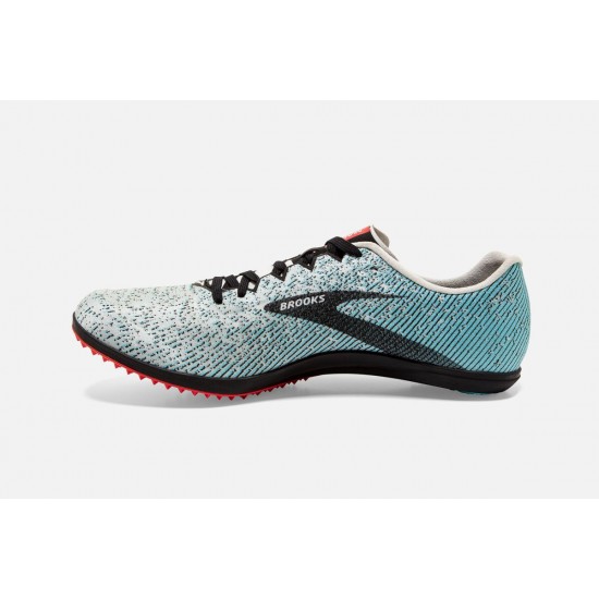 Brooks Mach 19 Spikeless Track Spikes Grey/Black/Capri CA2176-538 Men