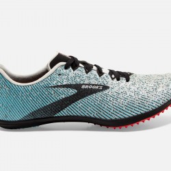 Brooks Mach 19 Spikeless Track Spikes Grey/Black/Capri CA2176-538 Men