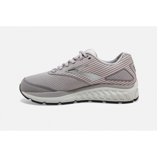 Brooks Addiction Walker Suede Alloy/Oyster/Peach CA7143-658 Women